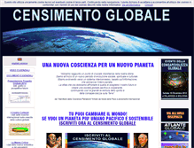 Tablet Screenshot of censimentoglobale.it
